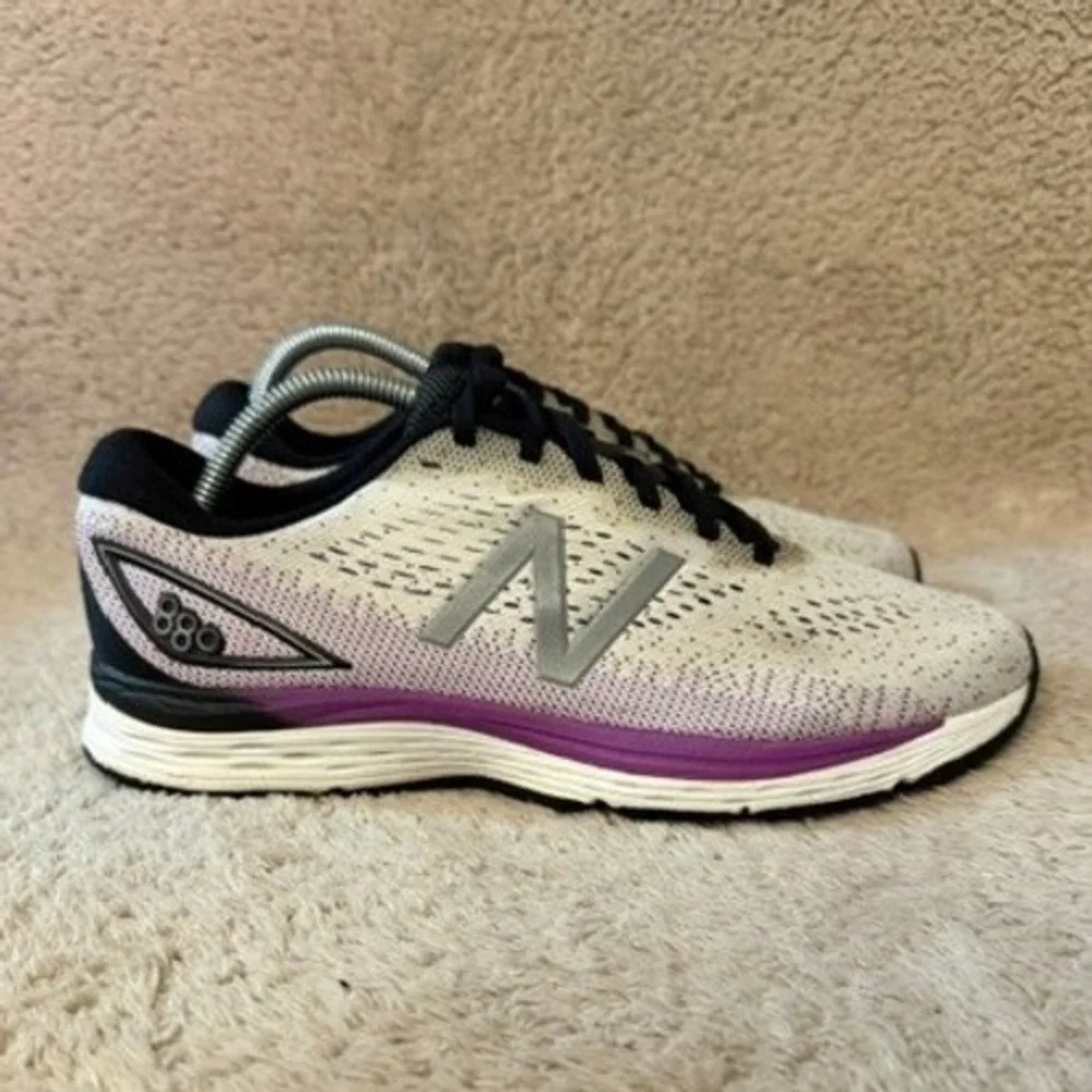 New Balance 880v9 Womens Running Shoes White Purple W880WT9 Size 10.5
